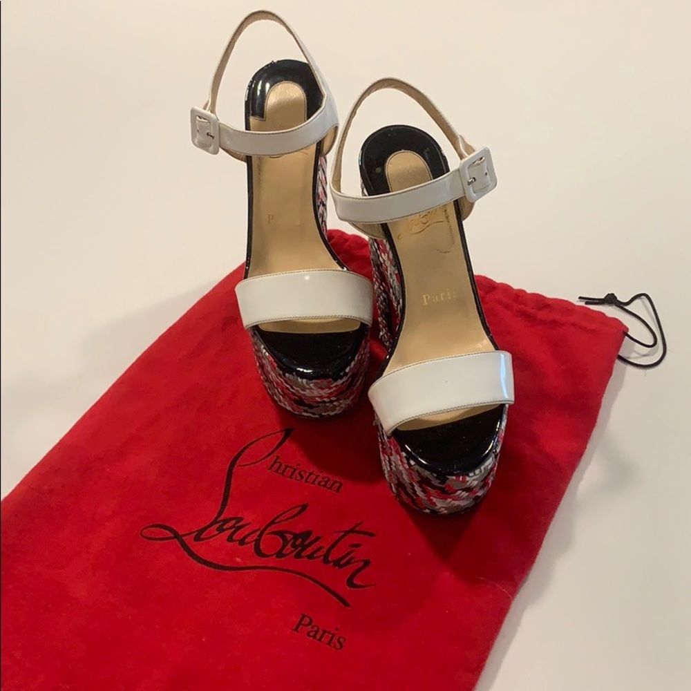 Christian Louboutin platform wedge sky-high 160mm